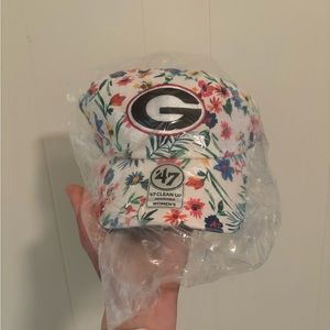 Women’s Georgia Bulldogs floral adjustable hat